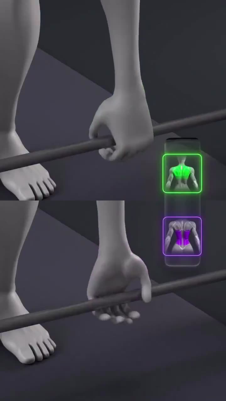Rowing barre buste penché